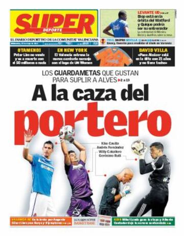 Portadas de la prensa deportiva