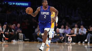 Why did Kawhai Leonard start in the bench against the Lakers? When will he return to the starting five?