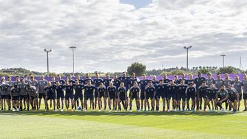 Foto del primer día de entrenamientos del Real Valladolid.