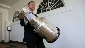 The Stanley Cup trophy