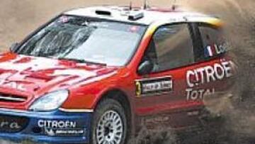 <b>SE VAN LOS CAMPEONES. </b>Loeb, ganador del título en 2004, sólo podrá seguir un año más en Citroën.