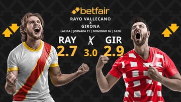 Rayo Vallecano vs. Girona FC: Horario, dónde ver, pronósticos y clasificación