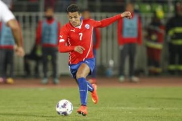 Alexis S&aacute;nchez jugar&aacute; su partido 76 por la Roja.