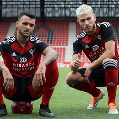 Álex Martín y Santos destacan el crecimiento del Mirandés como club