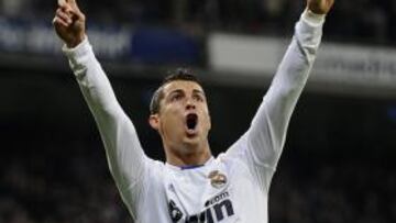 <b>DESATADO. </b>Cristiano celebra el segundo gol que le marcó el pasado domingo al Villarreal.