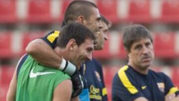 Messi, con Vald&eacute;s.