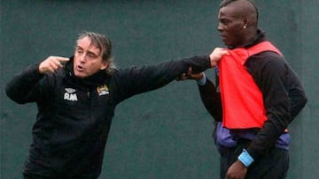 Mancini desata las risas por su definición de Mario Balotelli