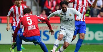 Isco en el momento de su golazo.