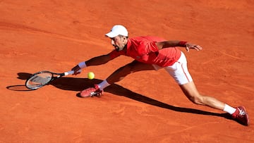 Novak Djokovic, contra Alex De Miñaur en Montecarlo.