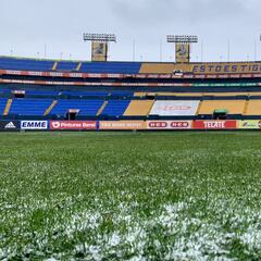 Así se ven los recintos deportivos en México tras la nevada