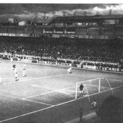 El Molinón, primer estadio de Segunda con luz artificial