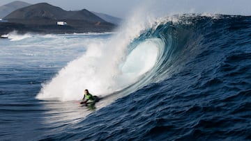 David Pérez en el 9 Lanzarote Quemao Class