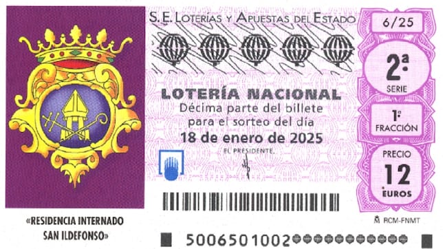 Lotería Nacional: comprobar resultados del sorteo Especial Niños de San Ildefonso, hoy sábado 18 de enero