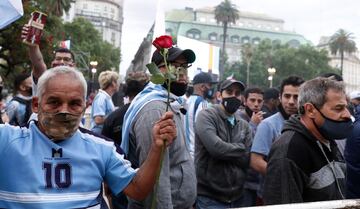 Altercados en los alrededores de la Casa Rosada