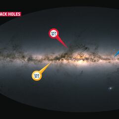 Descubren un agujero negro gigante en nuestra galaxia del tamaño de 33 veces el Sol