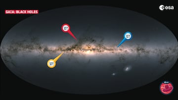 Descubren un agujero negro gigante en nuestra galaxia del tama?o de 33 veces el Sol