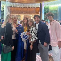 Zamorano y Alberó se fueron a vivir a España por sus hijos: esto cuesta la carrera que estudiará Mía