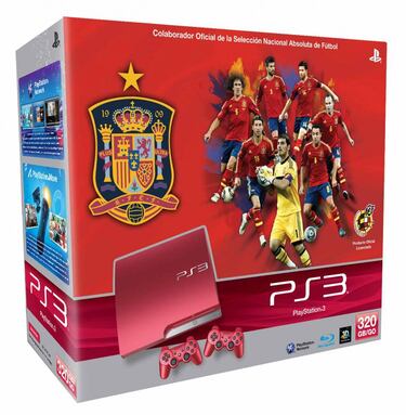 La PlayStation 3 de la Selección Española de la Eurocopa 2012, por 299 euros