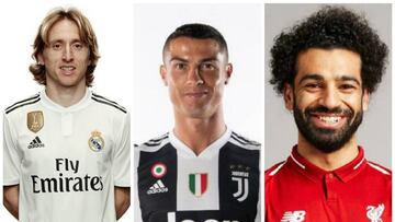 Cristiano Ronaldo, Luka Modric y Mohamed Salah, son los tres finalistas nominados para recibir el m&aacute;ximo galard&oacute;n que entrega la FIFA a su jugadores.