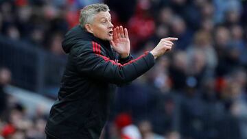 Ole Gunnar Solskjaer, entrenador del Manchester United.