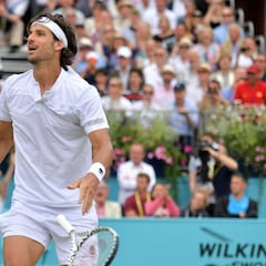 Resumen del Feliciano López - Simon (6-2, 6-7 y 7-6): Feliciano vuelve a reinar en Queen's a los 37 años