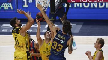 Baskonia y Tenerife, durante el partido