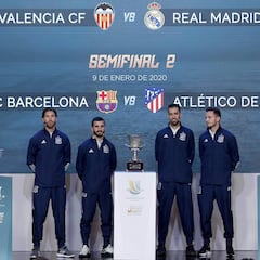 Valencia-Madrid y Barça-Atleti, semifinales de la Supercopa