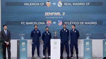 Valencia-Madrid y Barça-Atleti, semifinales de la Supercopa