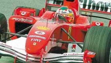 <b>BADOER, EL PROBADOR. </b>El italiano es el piloto que ha evolucionado el nuevo monoplaza rojo.