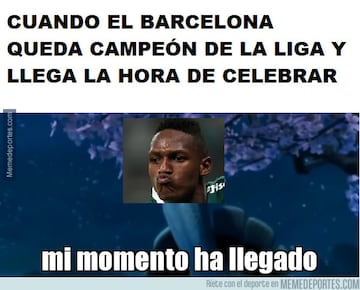 Los memes del título del Barça se acuerdan del Real Madrid