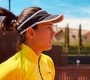 Garbiñe Muguruza ya entrena para el Mutua Madrid Open