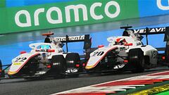 Martí (22) y Vidales (20), durante la temporada de F3.