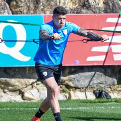 De Marcos, fuera a última hora por problemas estomacales