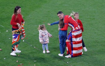 Fernando Torres con su familia.