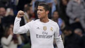 Cristiano celebra un gol.