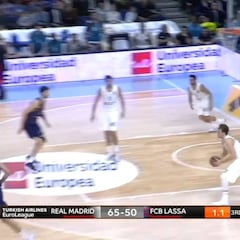 Parece brujería: Doncic le hizo hace justo un año al Barça la misma canasta de Campazzo