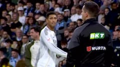 DAZN capta lo que supuestamente dijo Bellingham al cuarto árbitro tras el partido