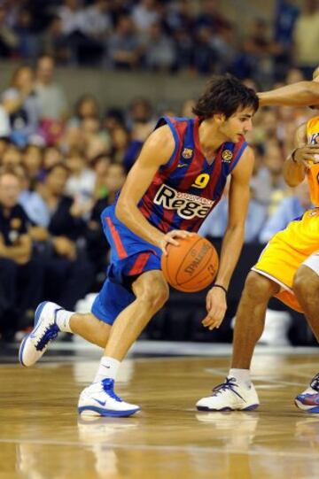 Ricky Rubio jugó con el FC Barcelona desde el 2009 hasta el 2011.