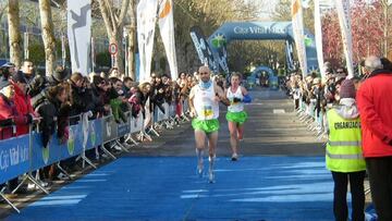 Roberto Ruiz durante una carrera.