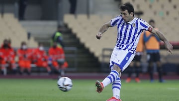 03/04/21  PARTIDO COPA DEL REY 2020 FINAL 
 ATHLETIC BILBAO - REAL SOCIEDAD 
 PRIMER GOL PENALTI MIKEL OYARZABAL 0-1