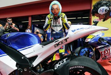 Rossi encaden¨® 7 victorias en ese circuito, y se retir¨® del motociclismo sin volver a ganar all¨ª desde 2008.