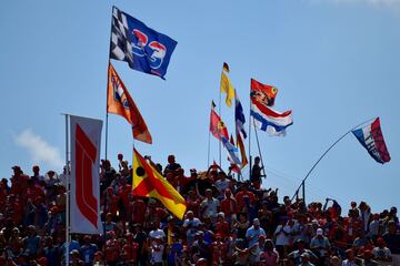 Seguidores presentes en el circuito de Hungaroring. 