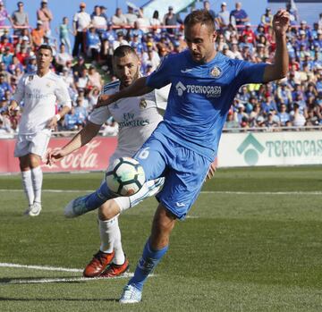 Juan Cala y Karim Benzema