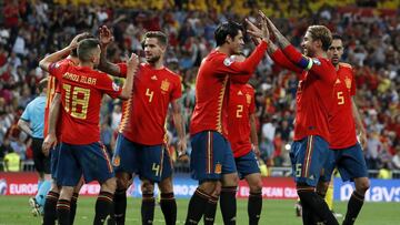 Partido de España ante Suecia