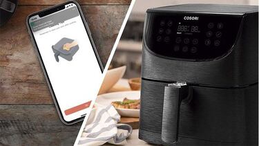 Encontramos la freidora de aire Cosori con pantalla LED y más de 100 recetas saludables
