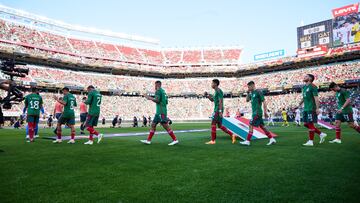 General View during the game Mexico (Mexican National Team) vs Qatar, corresponding to group B of the CONCACAF Gold Cup 2023, at Levis Stadium, on July 02, 2023.

<br><br>

Vista General durante el partido Mexico (Seleccion Nacional de Mexico) vs Qatar, correspondiente al grupo B de la Copa Oro de la CONCACAF 2023, en el Levis Stadium, el 02 de Julio de 2023.