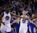 Harrison Barnes hace olvidar el mal día de Stephen Curry
