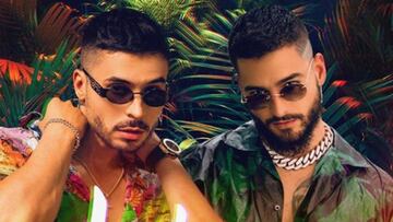 Maluma y Reykon juntos interpretando &#039;Latina&#039;