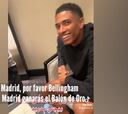 Un fan le dice a Bellingham que si va al Madrid ganará el Balón de Oro: ojo a su respuesta