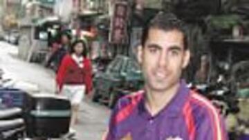 Andreu, en las calles de Taiwán.